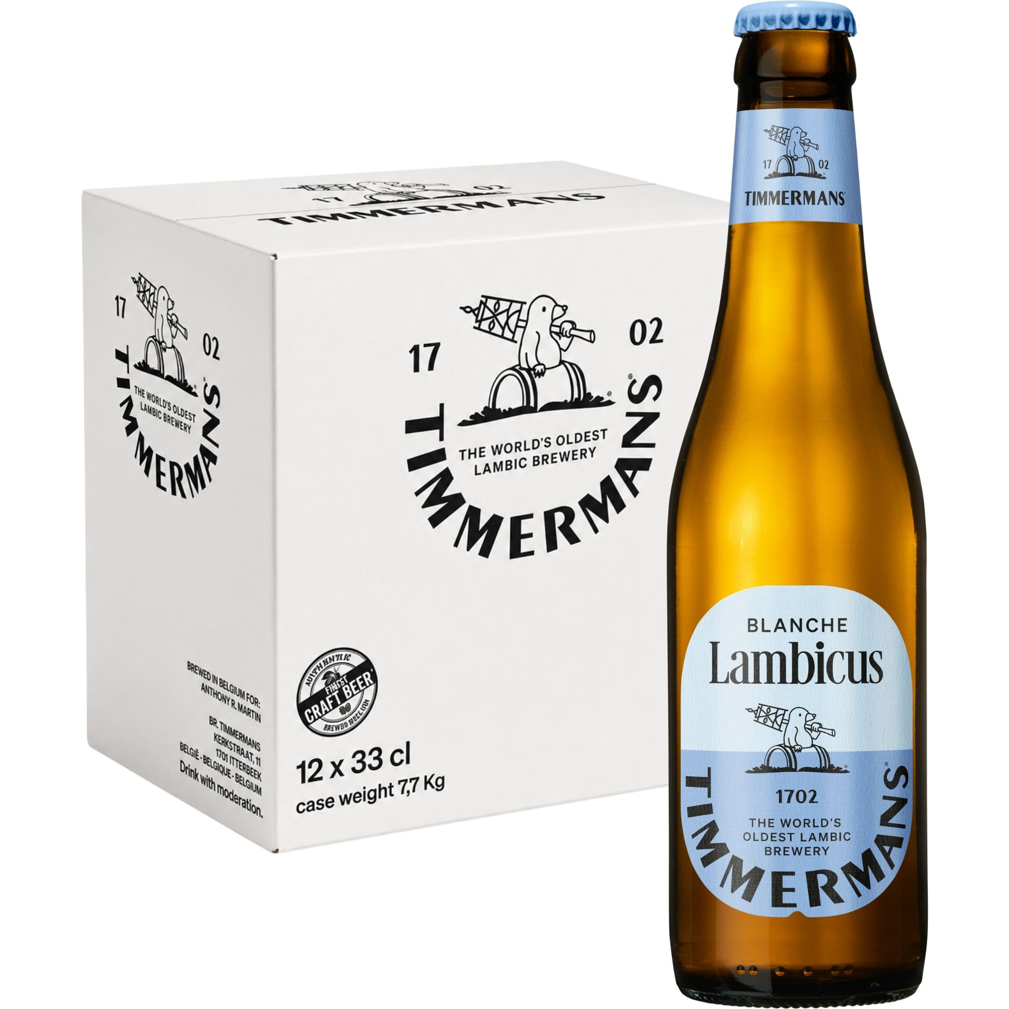 Amazon.co.jp: ティママン ブランシェ [ ビール ベルギー 330mlx12本